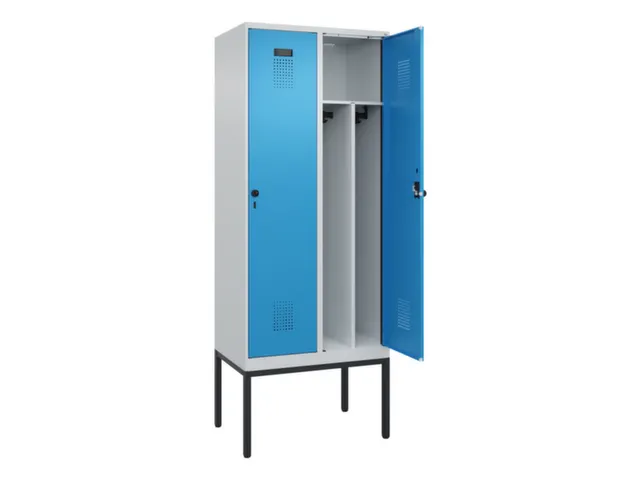 locker voor scheiding van kleding,HxBxD 2120x800x500mm,2vak