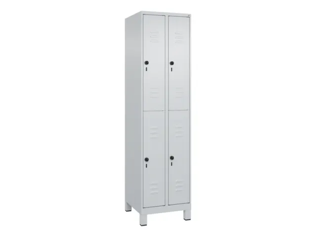 dubbeldekse locker,HxBxD 1950x500x500mm,2x2vak.,vak B 250mm