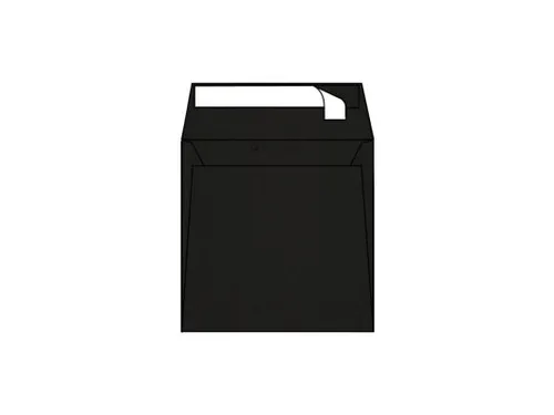 Gekleurde Envelop 120 gram 170x170mm Diep Zwart 250 Stuks