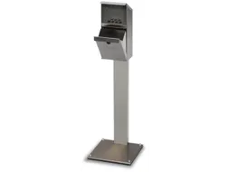 Staande Asbak Met Voet 3.7 liter HXBXD 1100x310x310mm Schuin Afdak