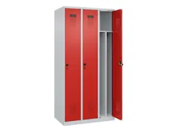 locker voor scheiding van kleding,HxBxD 1850x900x500mm,3vak