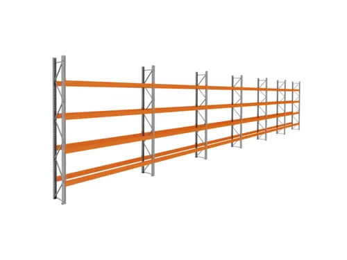 palletstelling,basis+5xaanbouw,HxBxD 4620x22300x750mm,vakl. 3400kg