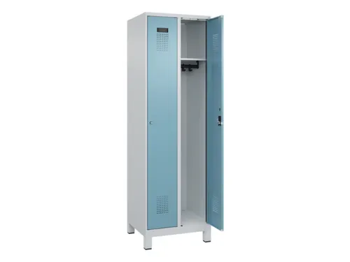 locker,HxBxD 1950x600x500mm,2vak,vak B 300mm,cil.-slot,voeten