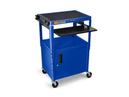 bijzetwagen,HxLxB 610-1060x610x460mm,blauw,2niveau(s)