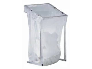 Afvalverzamelaar 100 Liter 950/1230x730x685mm Stationair Vuurverzinkt - 1