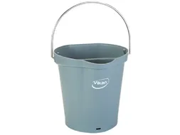 Hygiene 5688-88 emmer, 6 liter grijs, maatverdeling en schenktuit