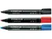 Viltstift Staedtler Lumocolor 350 permanent beitelpunt 2-5mm zwart