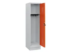 schoollocker,HxBxD 1630x400x500mm,1vak,vak B 400mm,draaigrendel,sokkel