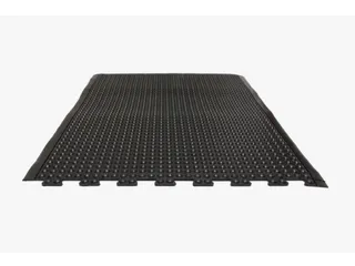 werkplek-vloerbedekking,kliksysteem,HxLxB 13x1200x900mm,rubber,genopt - 2