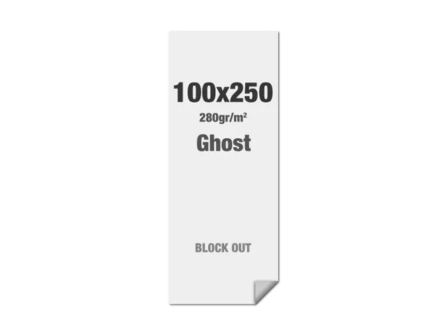 Block-Out imprimé pour Brightbox Pro Flex 100x250cm