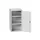 universele kast,HxBxD 1000x525x550mm,2xStalen bodem,draaigrendelslot