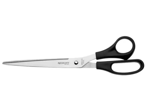 Kantoorschaar Westcott 260mm met kunststof grip rvs