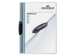 Klemmap Durable 2260 swingclip zwart 3mm A4
