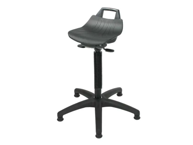 stasteun,zitting kunststof zwart,zitting H 490-680mm