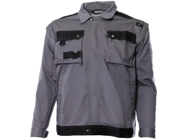 M-Wear 2263 jas Grijs zwart Maat XL