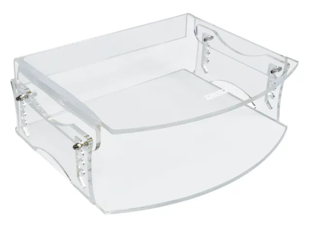 Acryl Verstelbare Monitorverhoger Transparant Tot 15 Kg