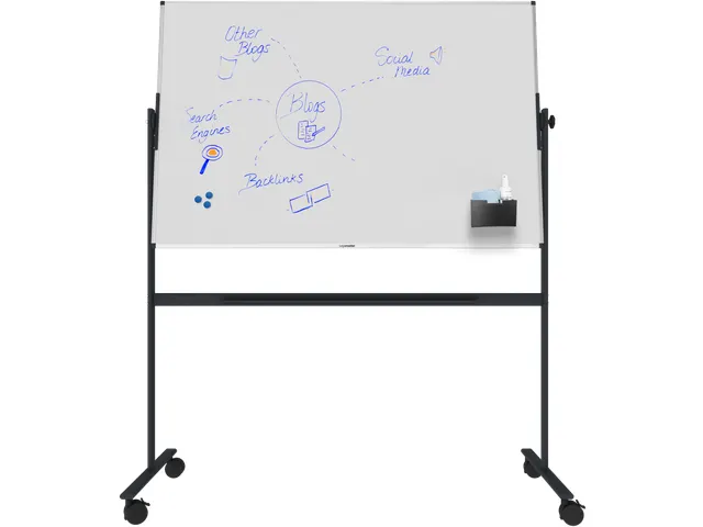 Tableau blanc Legamaster UNITE PLUS Inclinable 100x150cm Base noire