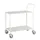 Tafelwagen,Draagverm. 150Kg,2Etage(S),Etage(S) Melaminecoating,Wit,Wit