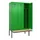 locker met bank,voor scheiding van kleding,HxBxD 2120x1200x815mm,3vak