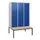 Dubbeldekse dekenkist,HxBxD 1950x1200x815mm,3x2vak.,vak B 400mm