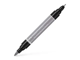 Tekenstift Faber-Castell Pitt Artist Pen duo marker 272 warmgrijs III - 1