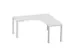 bureau à retour à hauteur réglable,HxlxP 720-840x1600x1600mm,Bl-bla