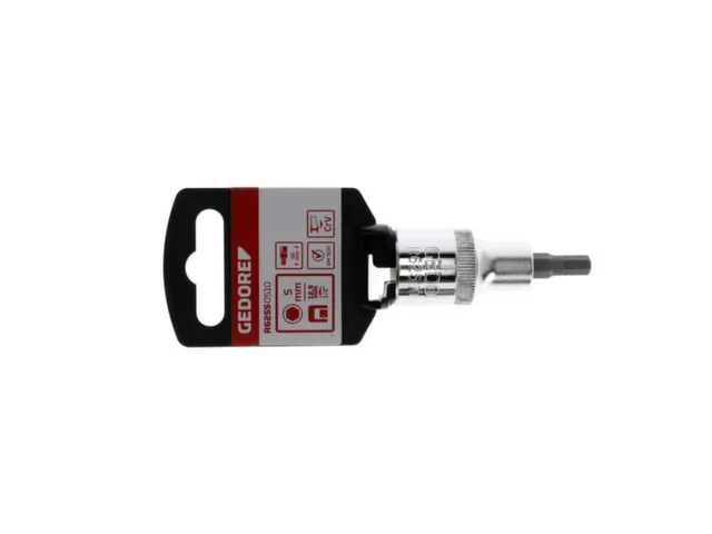 GEDORE RED R62550510 Schroevendraaierbit 1/2 inch 5mm lengte 55mm