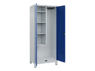 schoonmaakkast,HxBxD 1950x800x500mm,links 4vakken - 2