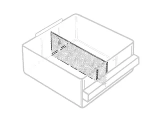 Diepteverdelers Voor Magazijnunit Hxb 57X275Mm - 1