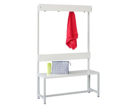 omkleedbank,HxLxD 1600x1000x400mm,onderstel RAL6011