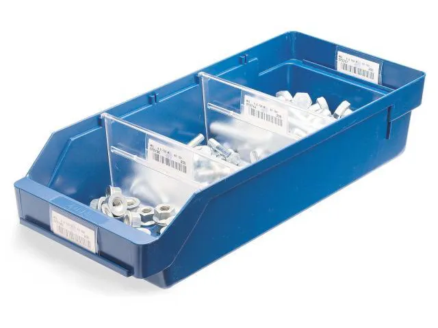 Diepteverdelers Voor Stellingbakken Hxb 95X120Mm Transparant