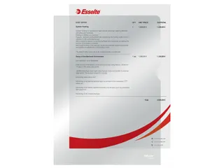 Insteekmap L-model Esselte standaard copy safe 0.11mm PP A4 transparan - 4