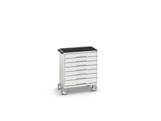 gereedschapswagen,HxBxD 965x800x550mm,4-voet/4wielen - 1