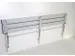 banc pliable,HxLxP 780x2000x380mm,barres alu,structure acier RAL7035