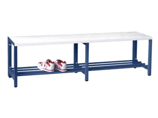 omkleedbank,HxLxD 430x1500x370mm,onderstel RAL5010 - 2