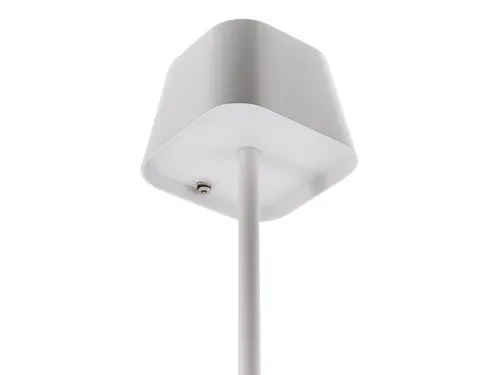 Securit Tafellamp Georgina LED Wit oplaadbaar USB dimbaar