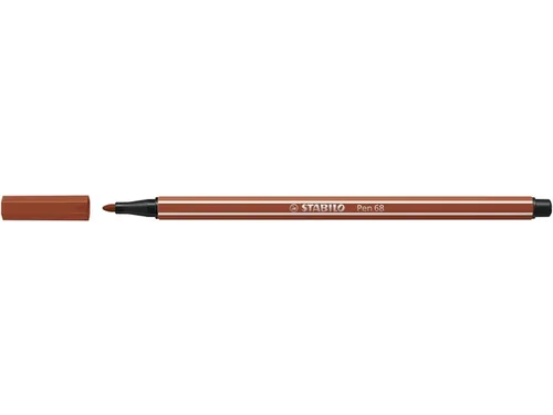 Viltstift STABILO Pen 68/38 medium roodkrijt