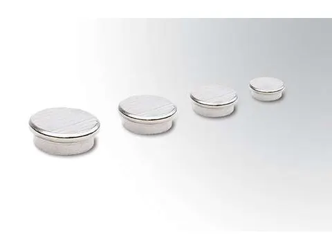 Extra Sterke Chroom Magneten 16mm zilver 10 stuks