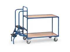 Orderverzamelwagens 2105 250kg 1000x600mm 2 Etages Hout