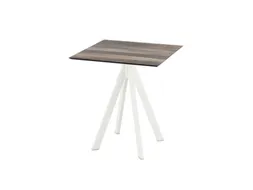 bistrotafel,HxBxD 730x700x700mm,rechthoekig,4voeten wit