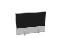 opzetpaneel bureau aanbouw achter MP-lichtgrijs BN8033-zwart 800mm