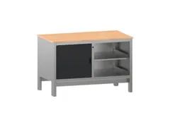 werkbank,HxBxD 870x1250x725mm,multiplexblad,draagverm. 1000kg,4voeten