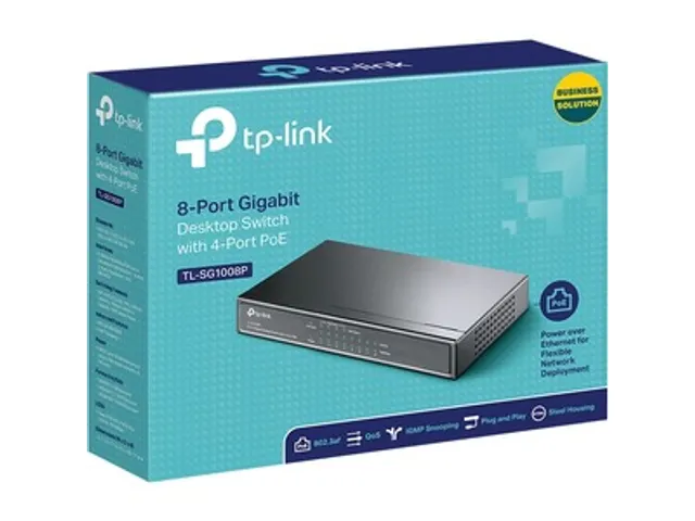 8-Poorts Gigabit Desktop Switch with 4-Ports PoE