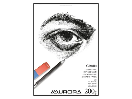 Tekenblok Aurora A3 20 vel 200 gram Grain papier