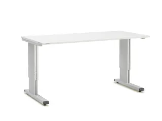 Werktafel Staalbuis 700-1100x1800x800mm Hoogte Verstelbaar Inbus Grijs - 2
