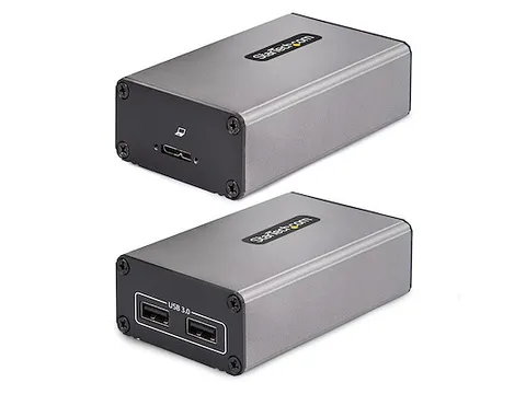 2-Poorts USB 3.0 Extender over OM3 Multimode Glasvezel