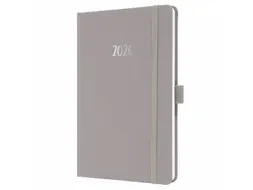 Weekagenda Feel A5 2026 (NL/FR/EN/DU) Pearl Grey Hardcover