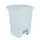 Contitop,afvalbak met pedaal 70L wit,PU:3