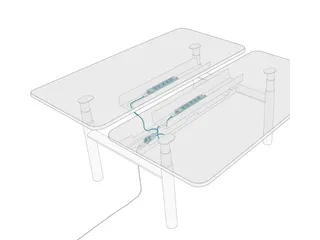 Dubbele Stekkerdoos Set – 2x 5 FR/BE 933 GST18i3 Zwart - 2