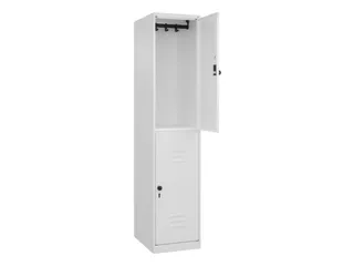 dubbeldekse locker,HxBxD 1850x400x500mm,1x2vak.,vak B 400mm - 2